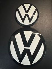 ΣΗΜΑΤΑ Car Emblem Covers Volkswagen white-thumb-1