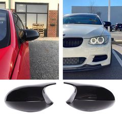 Carro 293202 Καπάκια Καθρεφτών Για Bmw 1 E87/E81/E82/E88, 3 E90, E91 05-08 / E92, E93 06-10 M3/M4 Look Μαύρο Γυαλιστερό 2 Τεμάχια