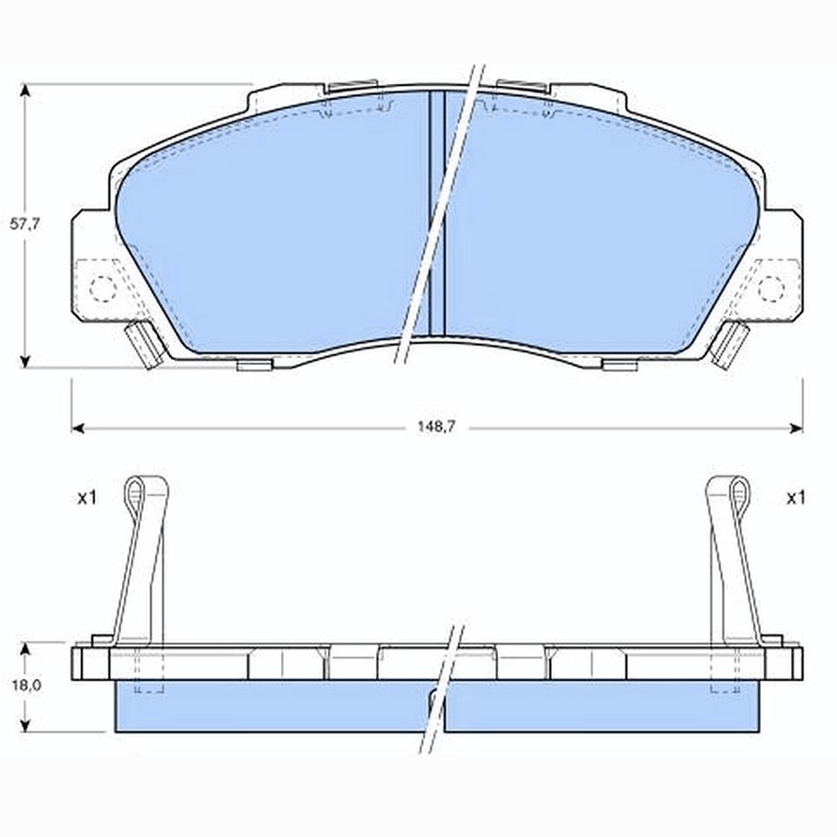 Δισκόφρενα ZTEC+ για Honda,Rover