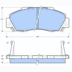 Δισκόφρενα ZTEC+ για Honda,Rover