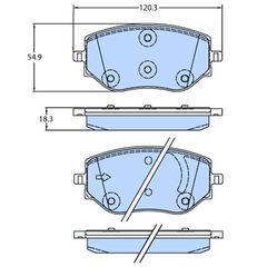 Δισκόφρενα  ZTEC+ για Dacia,Mitsubishi,Nissan,Renault
