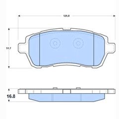 Δισκόφρενα ZTEC+ για Daihatsu,Ford,Mazda,Subaru