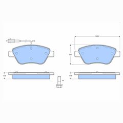 Δισκόφρενα ZTEC+ για Alfa Romeo,Citroen,Fiat,Lancia,Peugeot