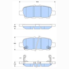 Δισκόφρενα ZTEC+ για Nissan,Renault,Suzuki