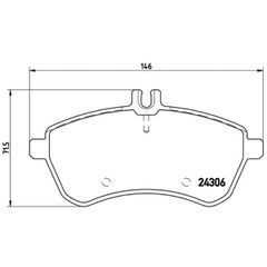 Σετ τακάκια, Δισκόφρενα Brembo P 50 067