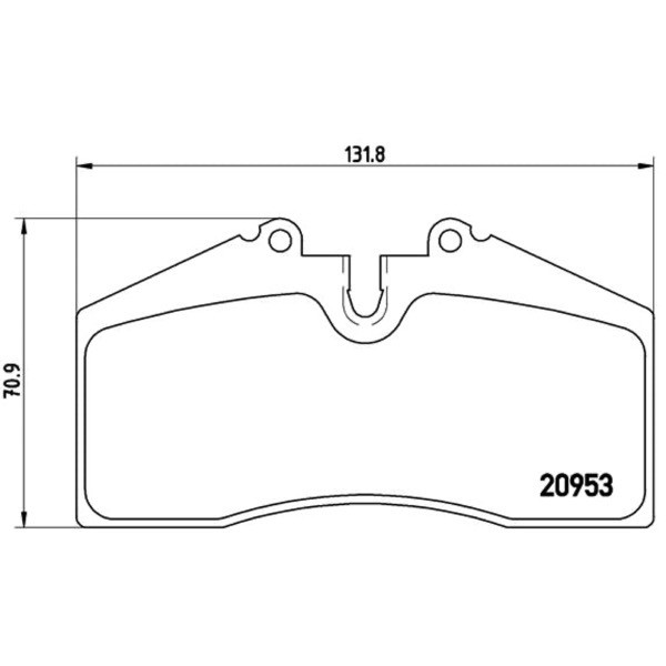 Σετ τακάκια, Δισκόφρενα Brembo P 65 005