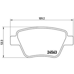 Σετ τακάκια, Δισκόφρενα Brembo P 85 114
