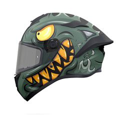 Κράνος Μηχανής Fullface MT Targo S Angeldemon  B6 πράσινο matt