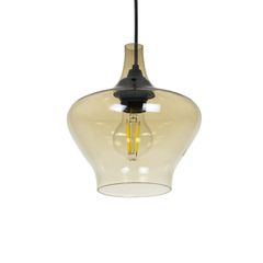Κρεμαστό Φωτιστικό Οροφής με Ντουί 1 x E27 AC 220-240V IP20 - Mελί - Μ20 x Π20 x Υ22cm