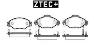 ZTEC+ Τακάκια φρένων TOYOTA YARIS (P1)