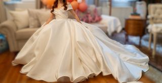 Νυφικό haute couture της σχεδιάστριας Μαρίας Κονίδη (Μάιος 2025)