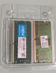 RAM CRUCIAL CT2K8G4SFRA32A 8GB SO-DIMM DDR4 3200MHZ και μια από hp laptop pavilion 4gb ram