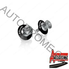 ΜΠΟΜΠΙΝΕΣ ΣΤΗΡΙΞΗΣ ΓΙΑ ΣΤΑΝΤ/ΚΑΒΑΛΕΤΑ MOTO M10x1,25 ΣΕ ΑΣΗΜΙ ΧΡΩΜΑ PARAXITE - 2 ΤΕΜ.