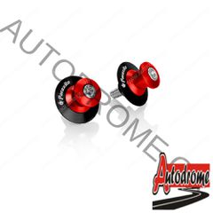 ΜΠΟΜΠΙΝΕΣ ΣΤΗΡΙΞΗΣ ΓΙΑ ΣΤΑΝΤ/ΚΑΒΑΛΕΤΑ MOTO M8x1,25 ΣΕ ΚΟΚΚΙΝΟ ΧΡΩΜΑ PARAXITE - 2 ΤΕΜ.