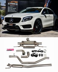 Εξάτμιση TurboWorks exhaust system CatBack Exhaust System Mercedes Benz GLA200/GLA220/GLA260 1.6T/2.0T Active