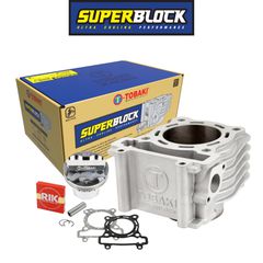 Κυλινδροπίστονο 66mm RACING SUPERBLOCK CERAMIC για YAMAHA CRYPTON X 135 ('06-'13) TOBAKI