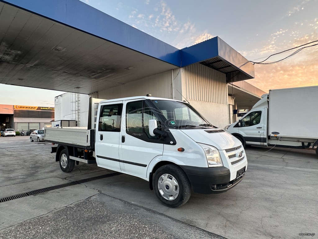 Διπλοκάμπινο Ford 2012 Transit ΕΥΡΟ 5 ΚΛΙΜΑ 7 ΘΕΣΕΙΣ