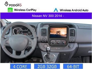 Nissan NV 300 (2014-) Android οθόνη 9" 2+32GB Ασύρματο CarPlay & Aσύρματο Android Auto | GPS | EQ | WiFi