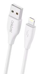 CELEBRAT καλώδιο Lightning σε USB CB-31, 15W, 480Mbps, 1m, λευκό
