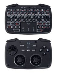 RIITEK ασύρματο gamepad & πληκτρολόγιο RK707, backlit, 2.4GHz, μαύρο