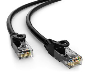 POWERTECH καλώδιο δικτύου CAB-N407, Cat 6 U/UTP, CCA, 250Hz, 7.5m, μαύρο