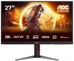 AOC 27G4HA IPS HDR Curved Gaming Monitor 27" FHD 1920x1080 200Hz με Χρόνο Απόκρισης 1ms GTG