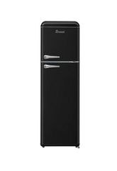Bronxi BX-1790 BK Retro Ψυγείο Δίπορτο 244lt Υ175xΠ55xΒ58.5εκ. Μαύρο