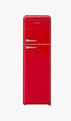 Bronxi BX-1790 RD Retro Ψυγείο Δίπορτο 244lt Υ175xΠ55xΒ58.5εκ. Κόκκινο