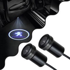 PEUGEOT Ghost Car Brand Logo Projector - Προτζέκτορας Προβολής Μάρκας Αυτοκινήτου LED CREE XHP35 3W 240lm 120° DC 12V IP20 Ψυχρό Λευκό 6000K