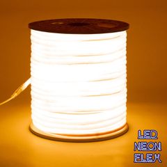 360° Degree Neon Flex Epistar LED SMD 2835 1m 12W/m 120LED/m 1212lm/m 360° DC 230V Αδιάβροχη IP68 Gold - Ultra Θερμό 2200K Dimmable