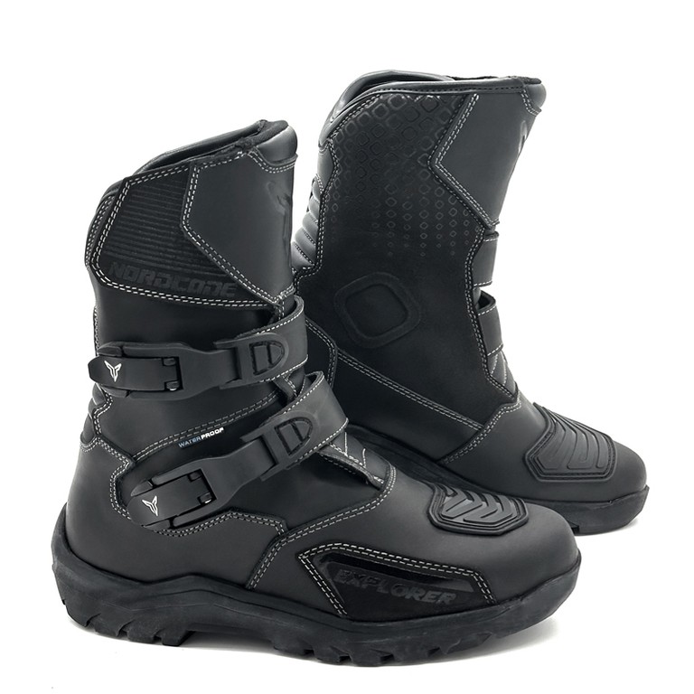 ΜΠΟΤΑ ΔΕΡΜΑΤΙΝΗ EXPLORER WP EN 13634 BLACK NORDCODE 42