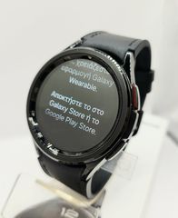 Samsung Galaxy Watch6 Classic Bluetooth Stainless Steel 43mm Αδιάβροχο με Παλμογράφο (Μαύρο) TIMH 110 ΕΥΡΩ