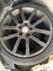 Momo 17 inch 5x114.3 4αδα ζάντες με λάστιχα