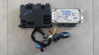 ΕΓΚΕΦΑΛΟΣ ΚΙΝΗΤΗΡΑ ΣΕΤ ΜΕ ΚΛΕΙΔΙ 9649426780 CITROEN XSARA 00-04 9649426780 0261206606 9650624480 BSI var c CN2