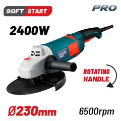 BORMANN Pro BAG2400 Γωνιακός Τροχός 2400W Φ230mm με Προεκκίνηση ( 003700 )
