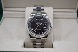 Rolex Daydate 41mm - Black- Αντίγραφο / ρέπλικα / replica 3Α