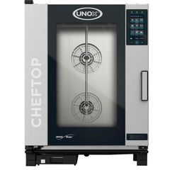 Φούρνος ηλεκτρικός 10 λαμαρίνες 1/1Gn με ατμό UNOX ChefTop