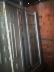 Πόρτα διφυλλη pvc