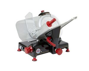 INOXWEB 2026-Ζαμπονομηχανή GS 300 CE Super Quality με ιμάντα σε μαύρο χρώμα Mistro ICS-100.0012