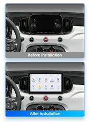 Fiat 500 μετά το 2015 Android Car Radio 9" 4+64GB 8-Core Ασύρματο CarPlay & Aσύρματο Android Auto GPS  WiFi DSP FM/RDS-thumb-4