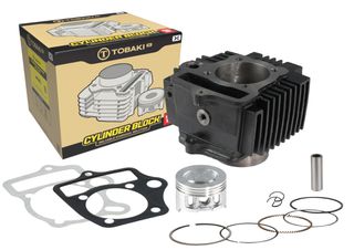 Κυλιδροπίστονο σετ 53mm με φλάντζες Racing HONDA C100 IRON TOBAKI