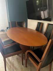 Ξύλινη τραπεζαρία με 6 καρέκλες – Casa Di Patsi