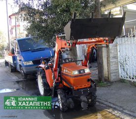 Αμπελουργικά Τρακτέρ Kubota 2016 B1-17 4WD με φορτωτή-thumb-3