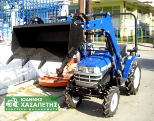 Αμπελουργικά Τρακτέρ Iseki 2017 TY-15 4WD με φορτωτή & rollbar