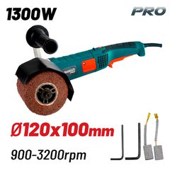 BORMANN Pro BSM1305 Σατινιέρα Με Ρυθμιζόμενη Ταχύτητα 1300W Φ120x100mm ( 070030 )