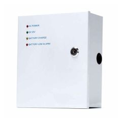 Τροφοδοτικό-κατανεμητής ZTP-1205B-04F για C.C.T.V. κάμερες με λειτουργία back up μπαταρίας (UPS) 12V 5A 4 καναλιών