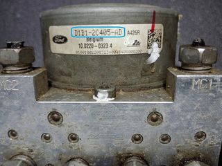 ABS FORD FIESTA, D1B1-2C405-AD, D1B1-2C013-BB, D1B12C405AD, D1B12C013BB, 10.0220-0323.4, 10.0915-0107.3, 10022003234, 10091501073, ΜΟΝΑΔΑ ΕΛΕΓΧΟΥ ΦΡΕΝΟΥ, "The ABS unit has a 12 months warranty."