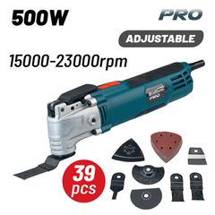 BORMANN Pro BMF5000 Πολυεργαλείο Ρυθμιζόμενο Επαγγελματικό 500W + 39 Εξαρτήματα ( 031857 )