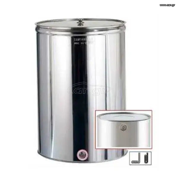 ΔΟΧΕΙΟ INOX SANSONE ΠΡΕΣΑΡΙΣΤΟ 100L