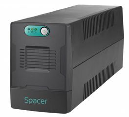 Spacer SPUP-800L-LIT01 UPS 800VA 480W με 2 Schuko Πρίζες